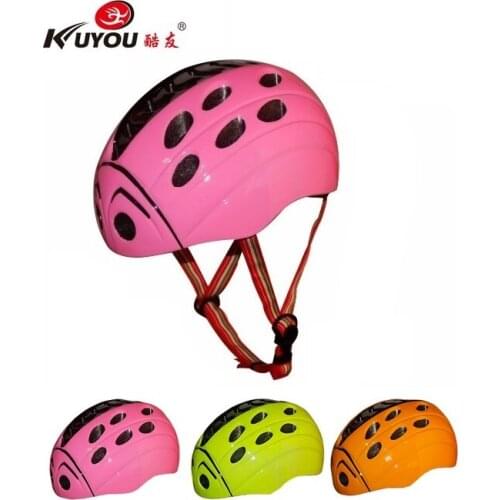 Kuyou Ultralight Kids Bicycle Helmet Integrally-molded Children Bike Helmet Cycling Helmet Child Ciclismo 52-57CM