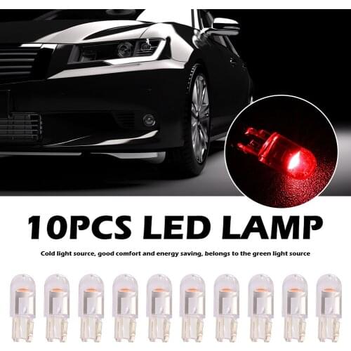 LED Car Bulbs T10 COB LED View Mirror Welcome Light Puddle Light 10 Pack Signal Lamp Car-styling Auto Replacement