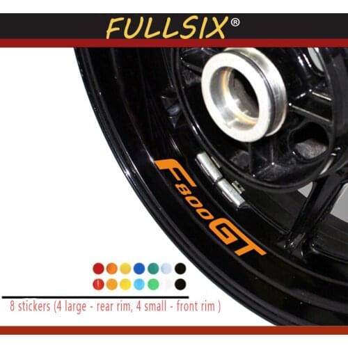 Motorcycle reflective front and rear edge wheel accessories decal rim logo decorative sticker For BMW F800GT stickers