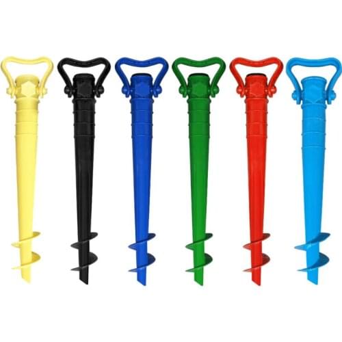 Outdoor Umbrella Base Adjustable Umbrella Holder Anchor Sun Beach Patio Umbrella Sand Ground Fixing Tools Anchor Stand