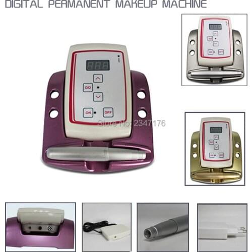 Micropigmentation Device For Permanent Makeup Eyebrow machine With Digital Control Panel Makeup Eyebrow Lips Tattoo Machine kit