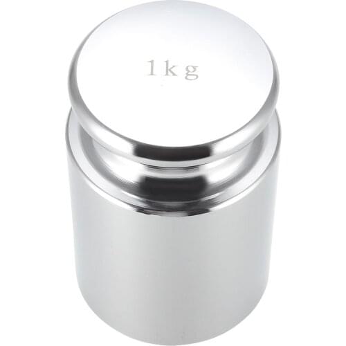 Uxcell Gram Calibration Weight 1kg M1 Precision Chrome Plated Steel for Balance Scales 1kg
