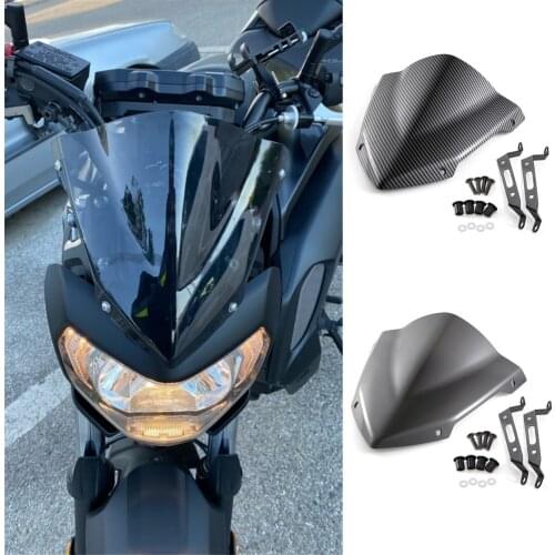 Windshield Pare-Brise For YAMAHA MT07 MT-07 MT 07 FZ07 FZ-07 2018 2019 2020 Motorcycle Accessories Windscreens Wind Deflectors