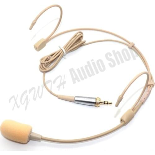 Xgwth Two-eared Microphone Headset Mic For Sennheiser G1 G2 G3 Wireless Recording Microphone