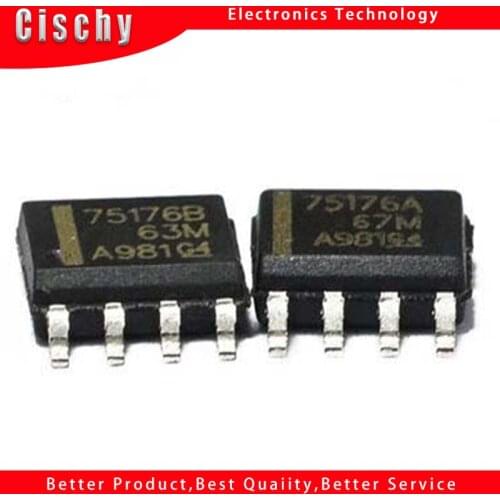 1PCS 75176A SN75176ADR SN75176 SOP8