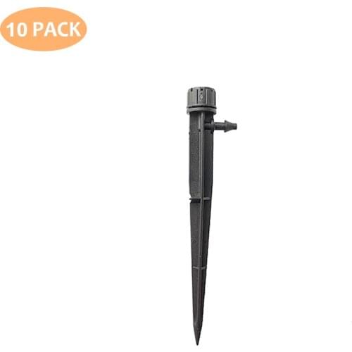 10Pcs adjustable 8-hole dripper micro atomizing sprinkler connection 4 / 7mm hose garden agriculture irrigation supplies