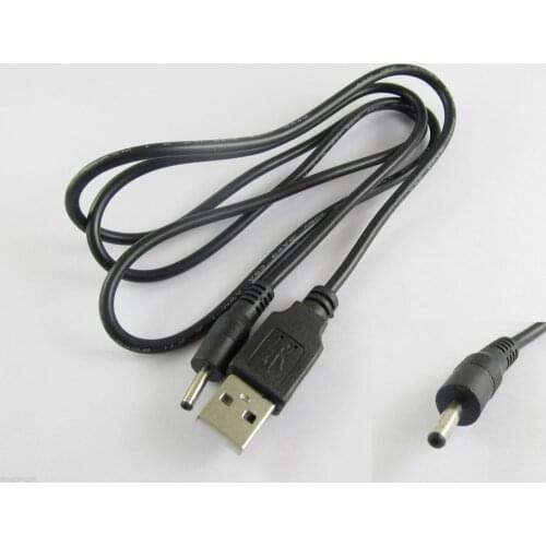10pcs USB 2.0 A Male To 3.0x1.1mm DC Power Plug Cable 1m