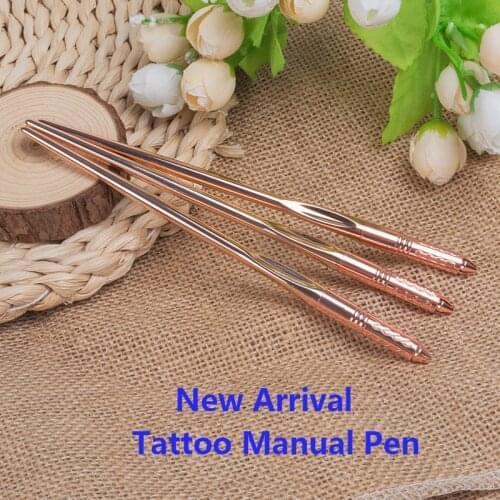 2021 New 2pcs Professional Microblading Manual Hand Tattoo Pen for Permanent Makeup Eyebrow Pen Make up Tattoo Tools