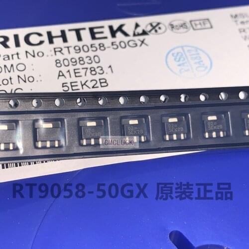10pcs/ RT9058-50GX linear regulator chip type printing sot89 imported original