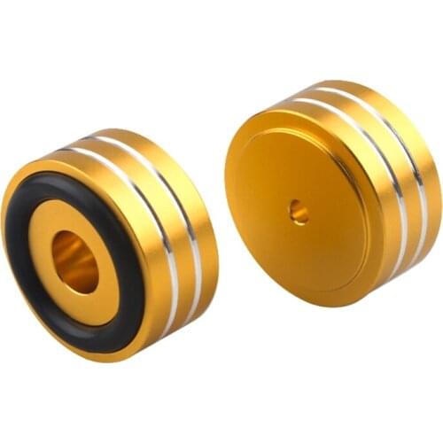 4PCS 40*20mm Aluminum Alloy Amplifier Feet Shock Absorber Speaker Feet Pads