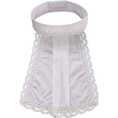 Barrister White Collar Legal Jabot Gown Neckwear