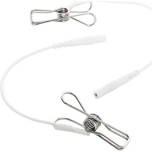 IKOKY Sex Toys for Women Men Female Masturbation Adult Game Electric Shock Nipple Clips 1 Pair Nipple Clamp