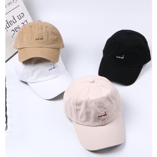 Men Women Plain Curved Sun Visor Baseball Cap Hat Solid Color Fashion Student Hat Adjustable Caps