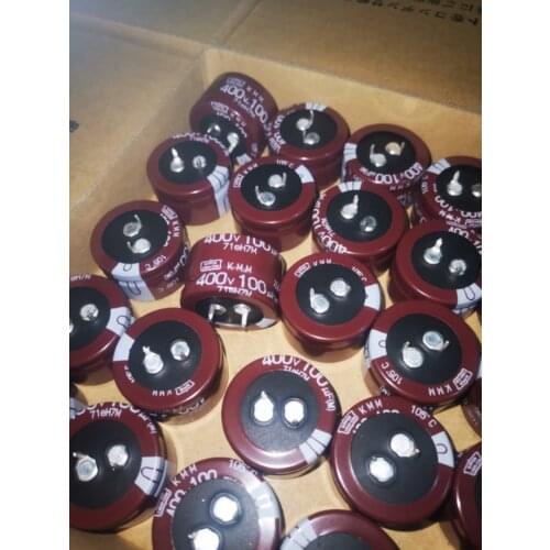 4PCS/10PCS Japan NIPPON 400V100UF KMM 30*20 high frequency horn electrolytic capacitor short volume FREE SHIPPING