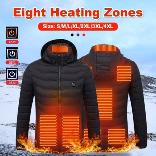 Unisex Heated Jacket Heating Coat Electric Thermal Coat Heated Vest Winter Outdoor Warm Clothing жилет с подогревом 온열조끼 발열조끼