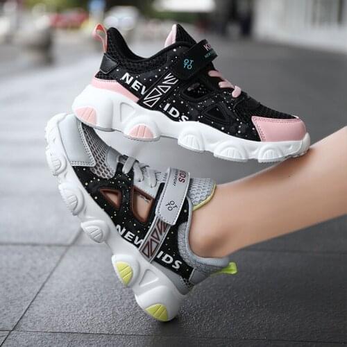 Fashion Kids Sneakers Children Brand Shoes Lightweight Boys Casual Walking Running Shoes Breathable Girls Tennis Sneakers