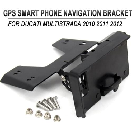 Motorcycle Mobile Phone Navigation Bracket USB Charging For DUCATI MULTISTRADA 2010 2011 2012
