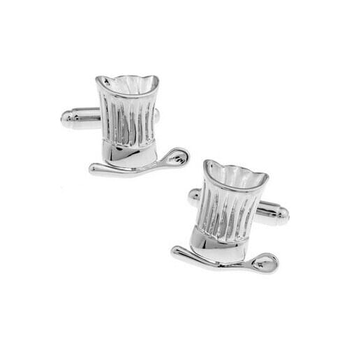 Factory Price Retail Men Gifts Cuff links Fashion Copper Material Coffee Cup Design CuffLinks Free Shipping