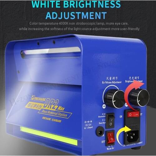 Newest MECHANIC DR2 Mini Dust Free Room Work Table Phone cover LCD screen Repair Machine Cleaning Room purification station