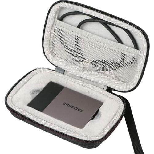 Travel Carrying Storage EVA Cover Case For Samsung T5 / T3 Portable 250GB 500GB 1TB 2TB SSD USB 3.1 External Solid State Drives