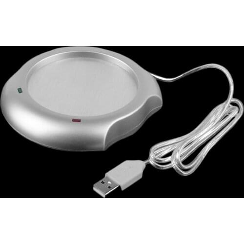 Fashionable USB Insulation Coaster Heater Heat Insulation Electric Multifunctional Coffee Cup Mug Mat Pad Home Office Accessory