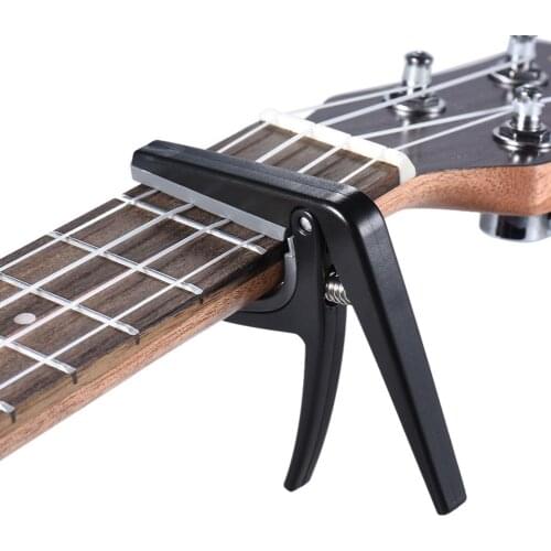 Ukelele Capo Professional Plastic Steel Spring Trigger Quick Change Guitar Ukelele Capo Clamp Guitar Ukelele Capo Clamp Capo