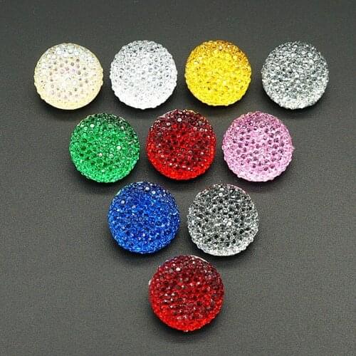 Fashion beauty 10pcs mixed Colorful Round Resin 18MM snap buttons fit snap bracelet snap jewelry wholesale NS0014