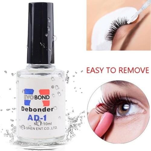 10ml Eyelash Glue Remover Solution Cleaning for Individual False Eyelash Adhesive Glue Remover Liquid Clean Make Up Tool