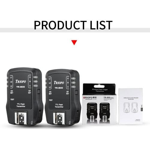 Soonpho 2.4G wireless flashing device TR800 TR-800 receiver and transmiter For Canon Nikon Camera Suit