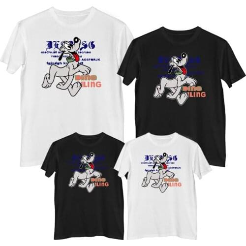Disney Mickey Mouse Goofy T-shirt Summer Comfortable 100% cotton Fashion tshirt women 2021 girls clothes mommy and me clothes