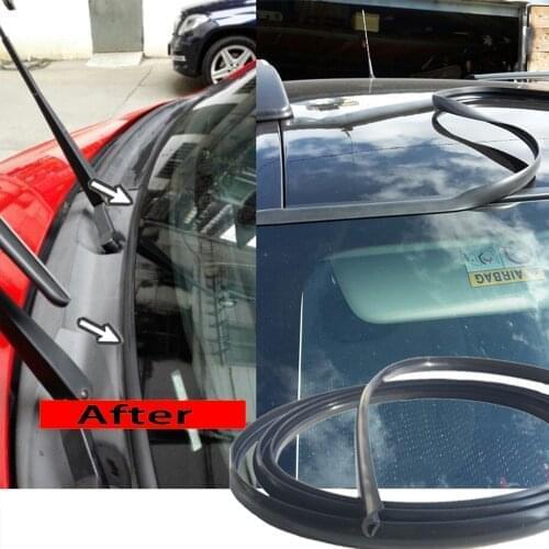 1.7m Car Wiper Front Windshield Panel Moulding Seal Strip for Honda Audi Benz Buick VW Skoda Mazda Ford Toyota BMW E46 E39 M5 X6