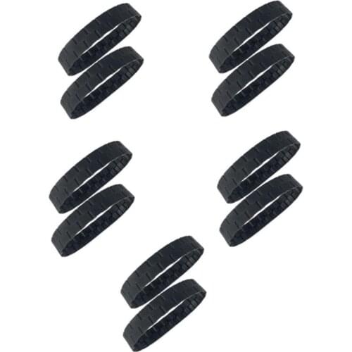 Tires for IROBOT ROOMBA Wheels Series 500, 600, 700, 800 and 900 Anti-Slip, Great Adhesion and Easy Assembly 10PCS