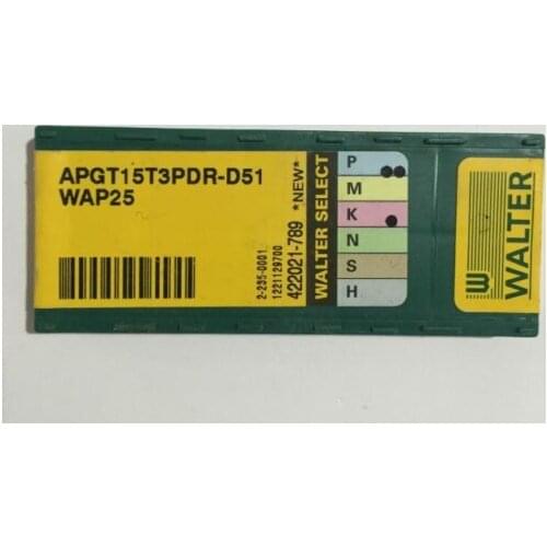 10PCS CARBIDE INSERT APGT15T3PDR-D51 WAP25