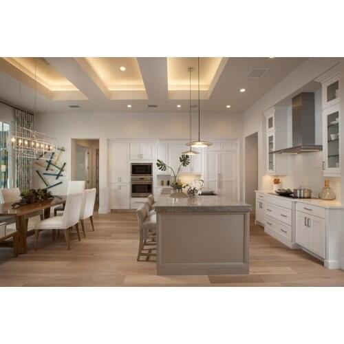 2019 customized made retail solid wood kitchen cabinets discount traditional wooden cabinets with island cabinet S1606153