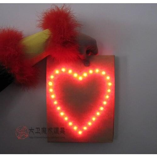 Free shipping Bag Of Lights - Heart - Stage Magic / Magic Trick, Gimmick, Props New product
