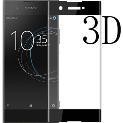 For Sony Xperia XA1 Plus G3121 G3123 for Sony Xperia XA1 XA2 Ultra Dual 3D full Cover tempered Glass Screen Protector Film