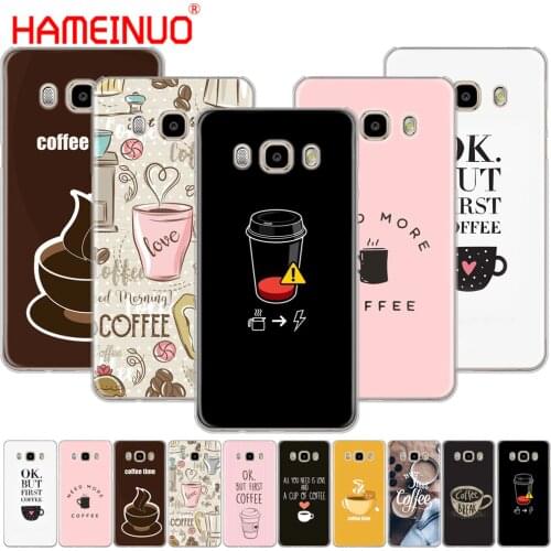 HAMEINUO coffee time Pink cover phone case for Samsung Galaxy J1 J2 J3 J5 J7 MINI ACE 2016 2015 prime