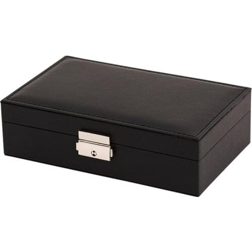 Leather Jewelry Box Travel Jewelry Organizer Multifunction Necklace Earring Ring Storage Box for Women Gifts