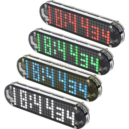 DS3231 Multifunction Alarm Clock LED Dot Matrix Animation Effects DIY Kit Gifts June 05 Wholesale&DropShip
