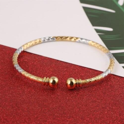 Fashion Bracelet Charm Women Bangles Classical Ethiopian Africa Female Round Bracelets Jewelry