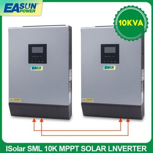 MPPT 10KVA Off Grid Inverter 220V Solar Inverter 8000W 60A 48V Pure Sine Wave Hybrid Inverter 60A Battery Charger