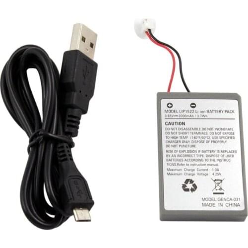 4.25V 2000mAh LIP1522 Rechargeable Li-ion Battery Pack Compatible with PS4 Bluetooth-compatible Wireless Dual Shock 50LA