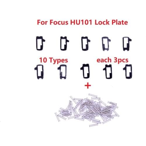 30pcs) For Ford Focus HU101 Lock Reed Repair Accessories Car Lock Reed Lock Plate For Ford Focus FIESTA ECOSPORT