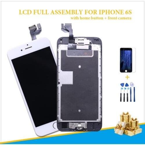 Full Assembly LCD Screen For iPhone 6s lcd display 3d Touch Digitizer Pre-assembled Display OEM Quality with 2 gift