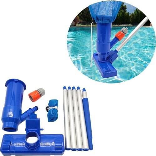 Portable Pool Vacuum Jet, Handheld Underwater Cleaner for Above Ground Pools, Spa, Ponds, Fountain and Hot Tub, Vacuum Head & 5