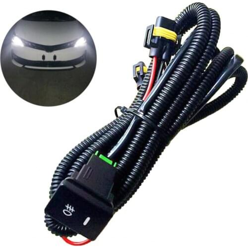 12V Fog Light Lamp Wiring Harness On/Off Socket Connector for Toyota Corolla