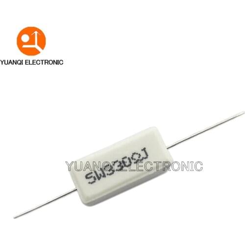 10pcs 5W 5% Cement Resistor Power Resistance 0.1 ~ 10K 0.1R 0.5R 1R 10R 100R 0.22 0.33 0.5 1 2 5 8 10 15 20 25 30 100 1K 10K ohm