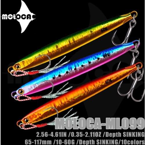 New Fishing Lure Jig Weights10-60g Hard Metal Lead Fish Bionics Baits Sinking Bass Set Accessories Lures Whopper Peche Pike Crap