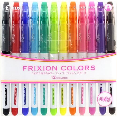 6pcs 12pcs Japan Pilot Erasable Water Color Pen FRIXION COLORS Pens mark pen Kawaii Art journal supplies
