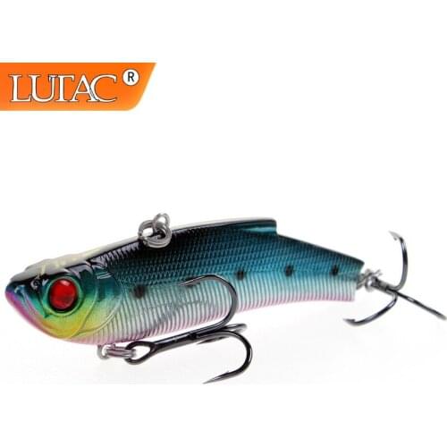 Swimbait Lutac VIB Sinking Vibration Pesca Fishing Lures Wobblers 70mm 18g VMC Artificial Tackle